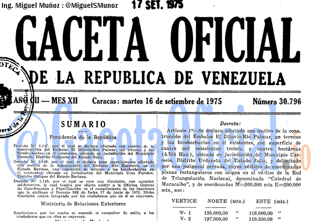 Gaceta Oficial 30796 del 16 Septiembre 1975