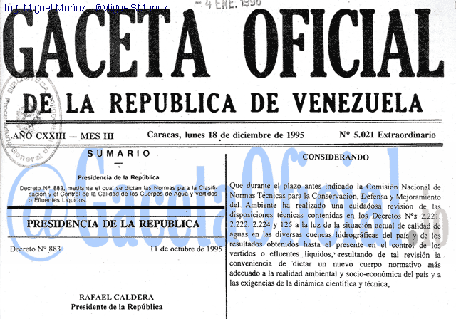 Gaceta Oficial 5021 del 18 Diciembre 1995