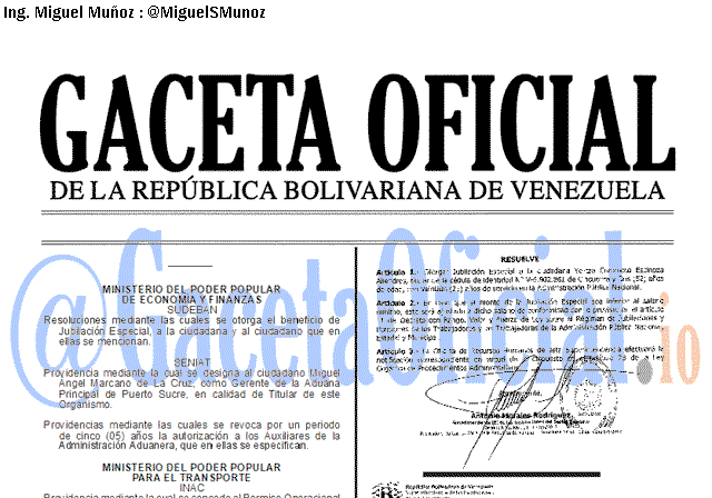 Gaceta Oficial 41619 del 24 Abril 2019 Gaceta Oficial 41619 del 24 Abril 2019