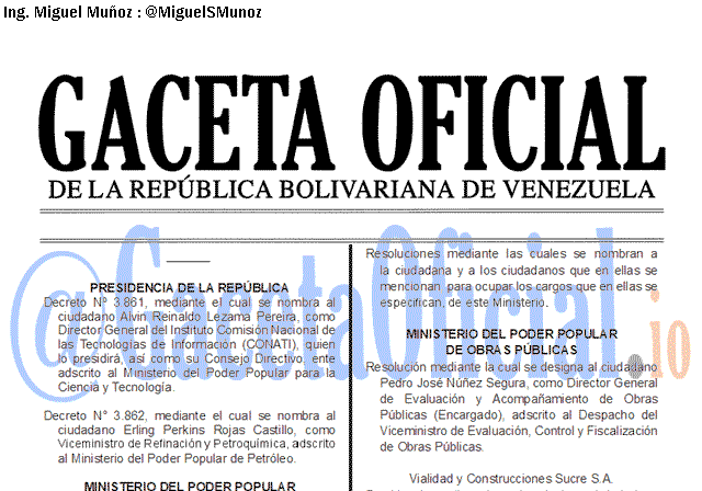 Gaceta Oficial 41645 del 31 Mayo 2019 Gaceta Oficial 41645 del 31 Mayo 2019