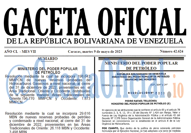 Gaceta Oficial, Gaceta 42624, Gaceta 42624 HD, Gaceta #42624, Gaceta Oficial Venezuela #42624