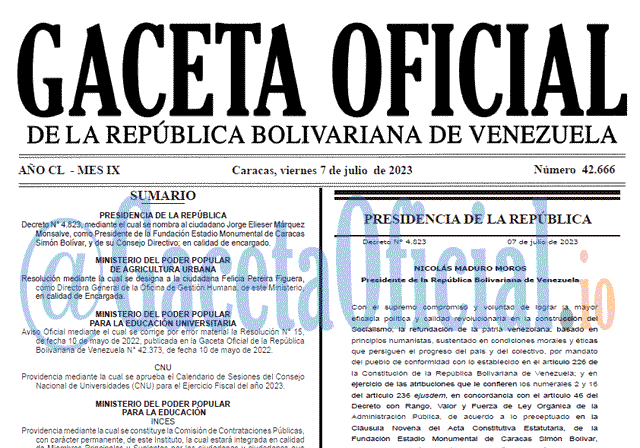 Gaceta Oficial, Gaceta 42666, Gaceta 42666 HD, Gaceta #42666, Gaceta Oficial Venezuela #42666