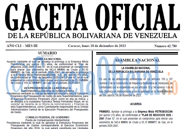 Gaceta Oficial, Gaceta 42780, Gaceta 42780 HD, Gaceta #42780, Gaceta Oficial Venezuela #42780