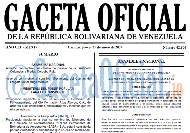 Gaceta Oficial, Gaceta 42806, Gaceta 42806 HD, Gaceta #42806, Gaceta Oficial Venezuela #42806