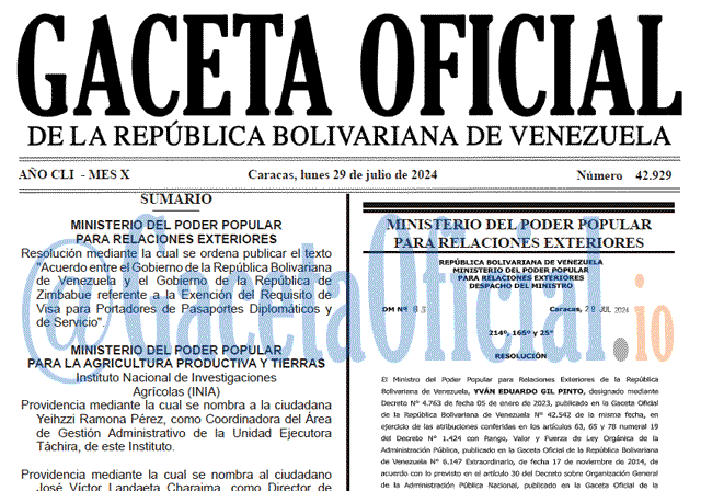 Gaceta Oficial, Gaceta 42929, Gaceta 42929 HD, Gaceta #42929, Gaceta Oficial Venezuela #42929