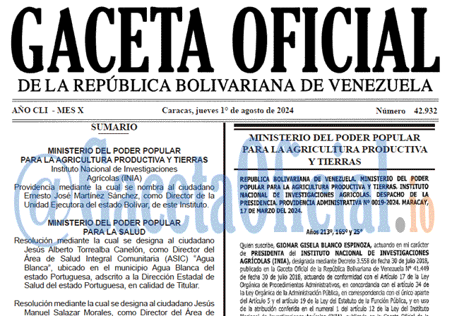 Gaceta Oficial, Gaceta 42932, Gaceta 42932 HD, Gaceta #42932, Gaceta Oficial Venezuela #42932