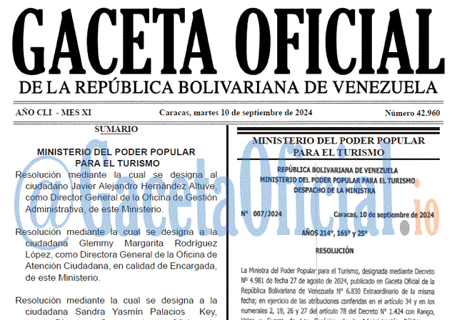Gaceta Oficial, Gaceta 42960, Gaceta 42960 HD, Gaceta #42960, Gaceta Oficial Venezuela #42960