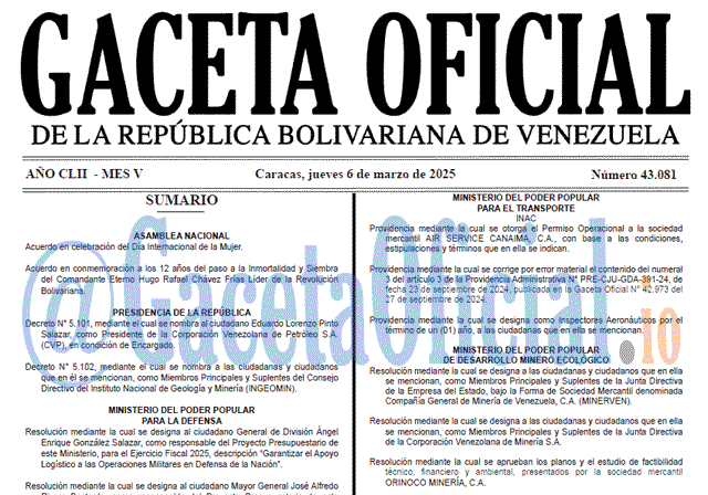 Gaceta Oficial, Gaceta 43081, Gaceta 43081 HD, Gaceta #43081, Gaceta Oficial Venezuela #43081