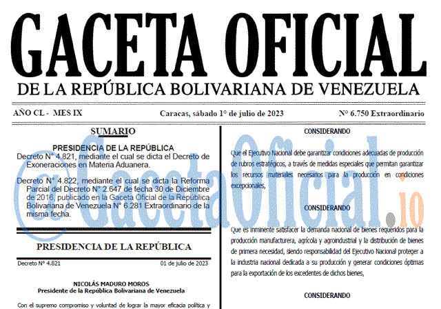 Gaceta Oficial, Gaceta 6750, Gaceta 6750 HD, Gaceta #6750, Gaceta Oficial Venezuela #6750