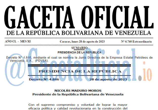 Gaceta Oficial, Gaceta 6760, Gaceta 6760 HD, Gaceta #6760, Gaceta Oficial Venezuela #6760