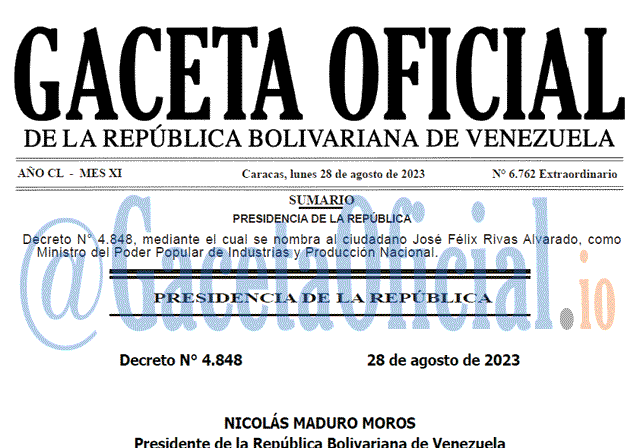 Gaceta Oficial, Gaceta 6762, Gaceta 6762 HD, Gaceta #6762, Gaceta Oficial Venezuela #6762