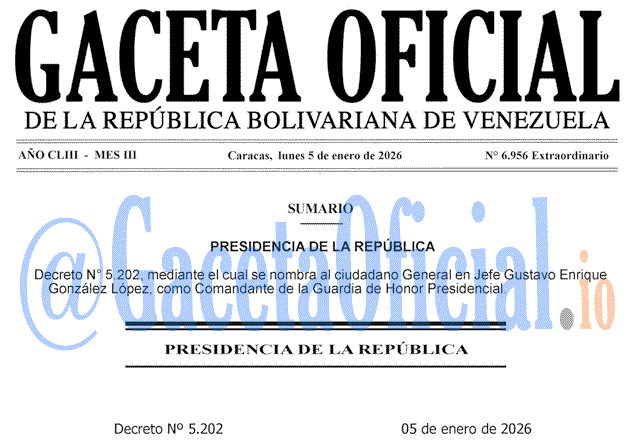 Gaceta Oficial, Gaceta 6956, Gaceta 6956 HD, Gaceta #6956, Gaceta Oficial Venezuela #6956