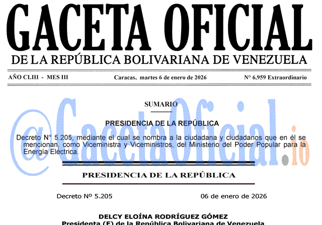Gaceta Oficial, Gaceta 6959, Gaceta 6959 HD, Gaceta #6959, Gaceta Oficial Venezuela #6959