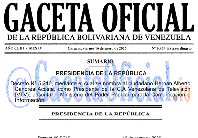 Gaceta Oficial, Gaceta 6969, Gaceta 6969 HD, Gaceta #6969, Gaceta Oficial Venezuela #6969