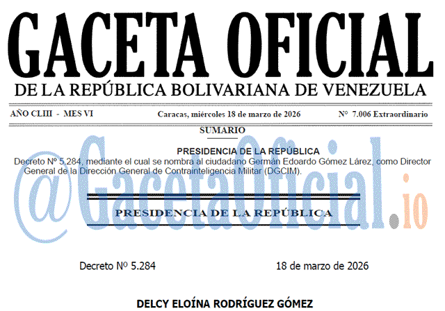 Gaceta Oficial, Gaceta 7006, Gaceta 7006 HD, Gaceta #7006, Gaceta Oficial Venezuela #7006