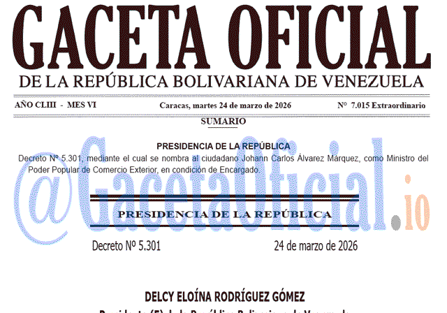 Gaceta Oficial, Gaceta 7015, Gaceta 7015 HD, Gaceta #7015, Gaceta Oficial Venezuela #7015